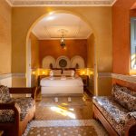 Kamer van een riad in het centrum van Marrakech