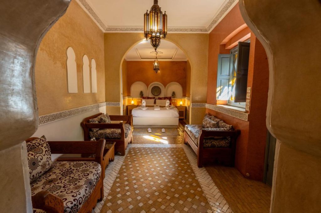 Riad Marrakech slaapkamer in het centrum Riad Aicha